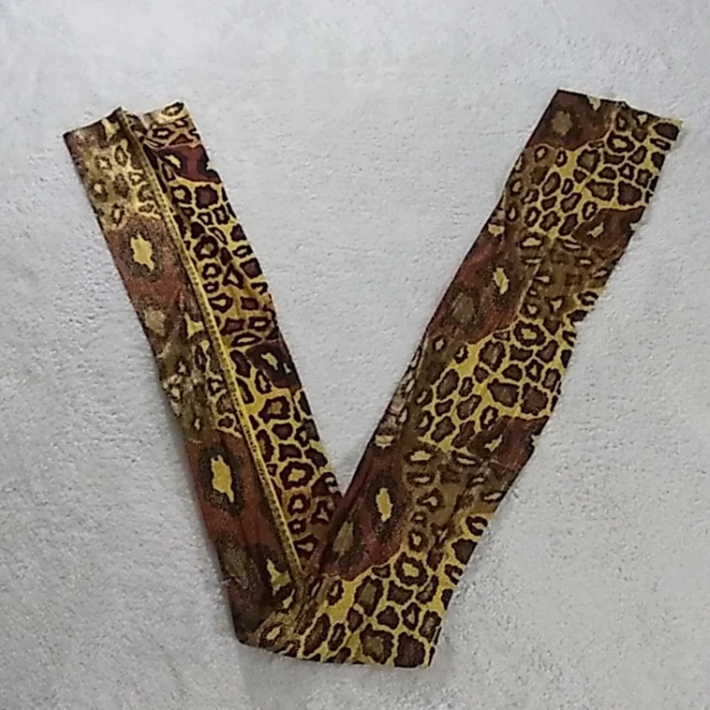 ANIMAL PRINT JUMPER W/Head Wrap NWOT